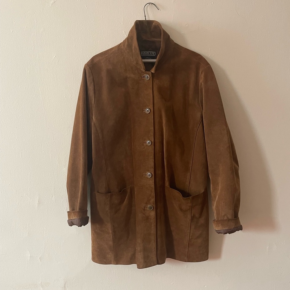 Lands’ End Suede Coat - VINTAGE CLASSIC